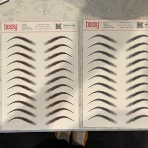 Boss Brow Tattoos - Brown and Black
